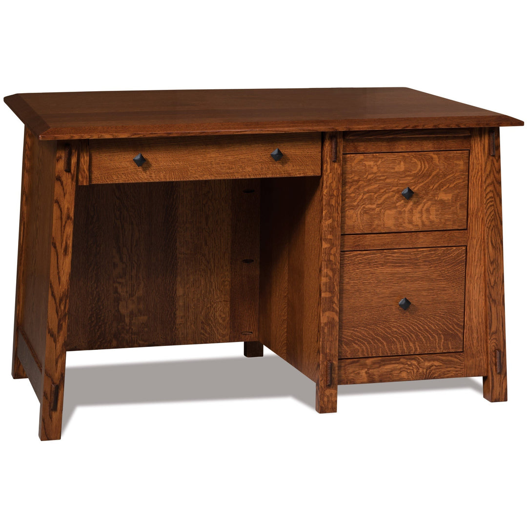 QW Amish Colbran Single Pedestal Desk
