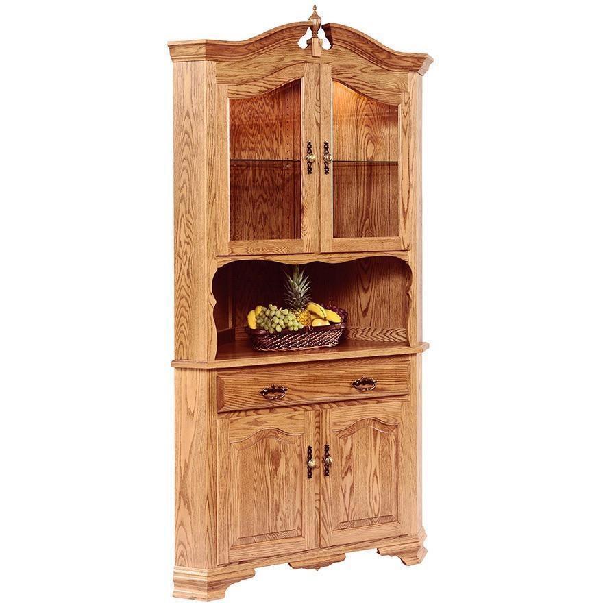 QW Amish Corner Hutch Bavarian Collection