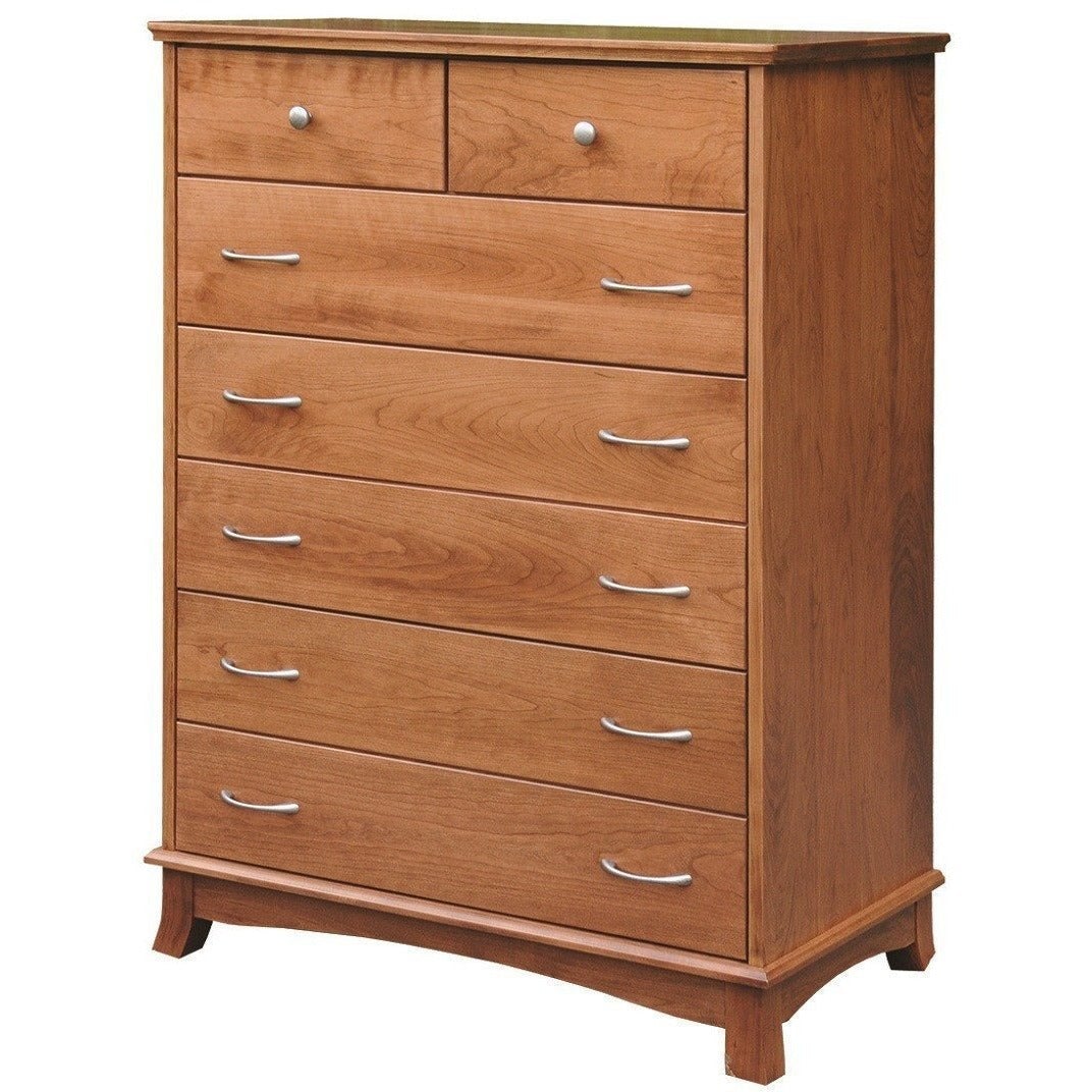 Crescent 5 Drawer Chest of Drawers (deep drawers) by QW Furniture Crescent 5 Drawer Chest of Drawers (deep drawers) by QW Furniture