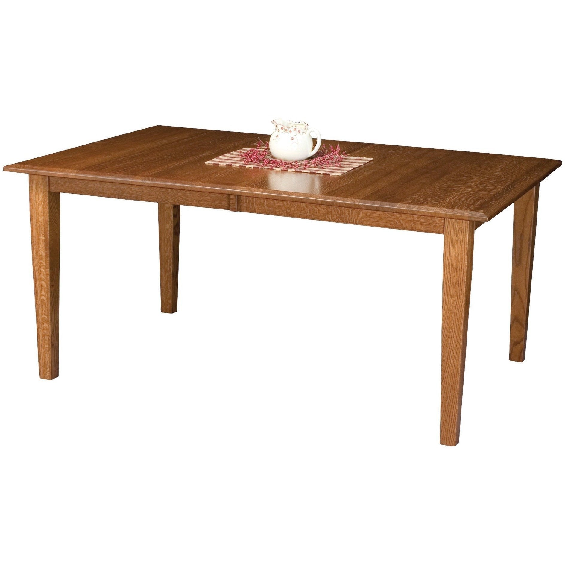QW Amish Denver Leg Table Quality Woods Furniture