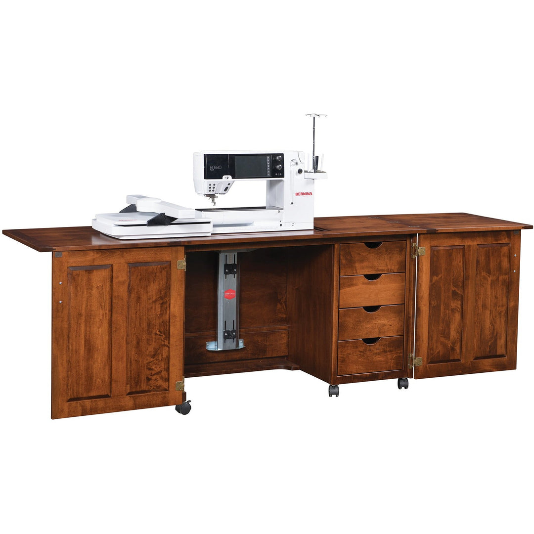 QW Amish Double Door 47" Sewing Cabinet