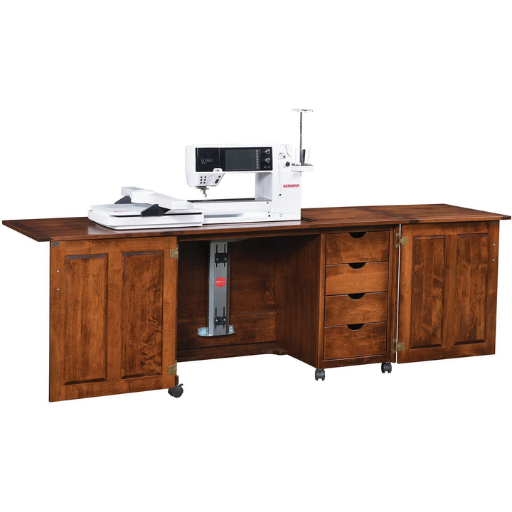 QW Amish Double Door 47" Sewing Cabinet