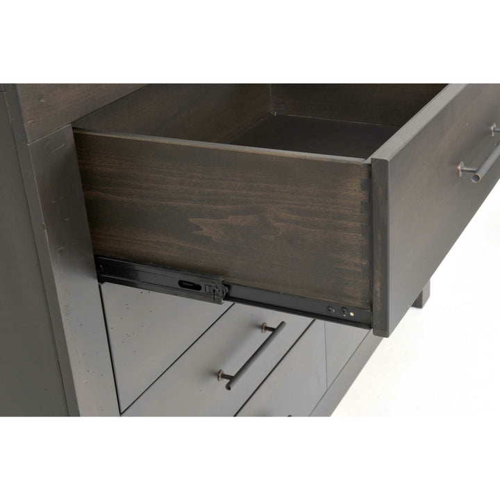 QW Amish Durango 5pc Set w/ Footboard Storage Bed