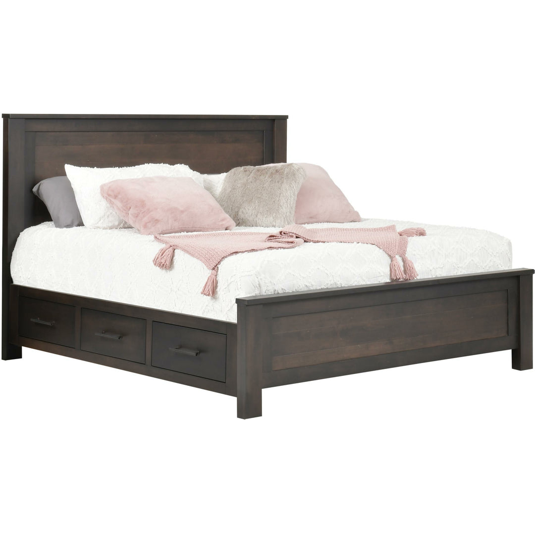 QW Amish Durango 6 Drawer Storage Bed