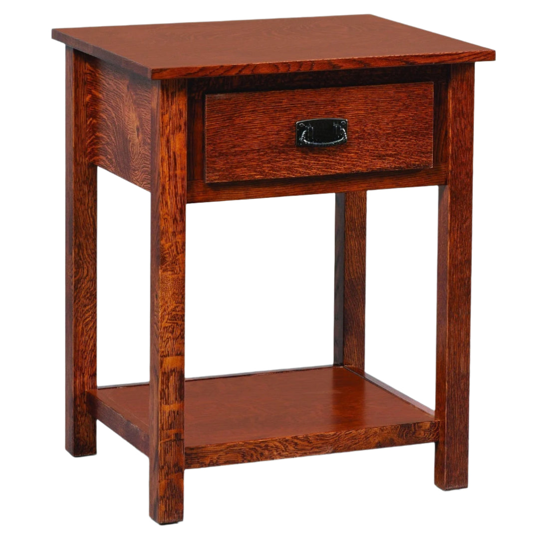 QW Amish Elkins Mission 1 Drawer Nightstand