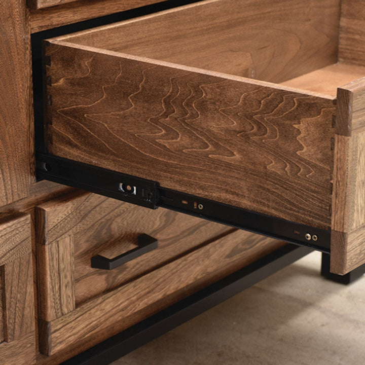 QW Amish Empire High Dresser with Optional Mirror
