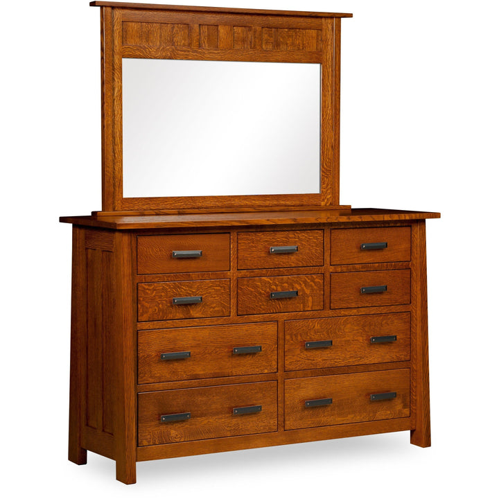 QW Amish Freemont Mission Dresser & Mirror SSWS-FREEMONTSET