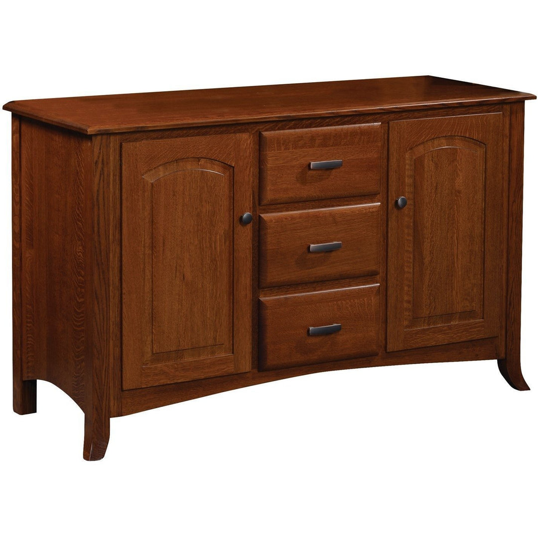 QW Amish Galveston 3 Door Buffet HIEK-GAB3
