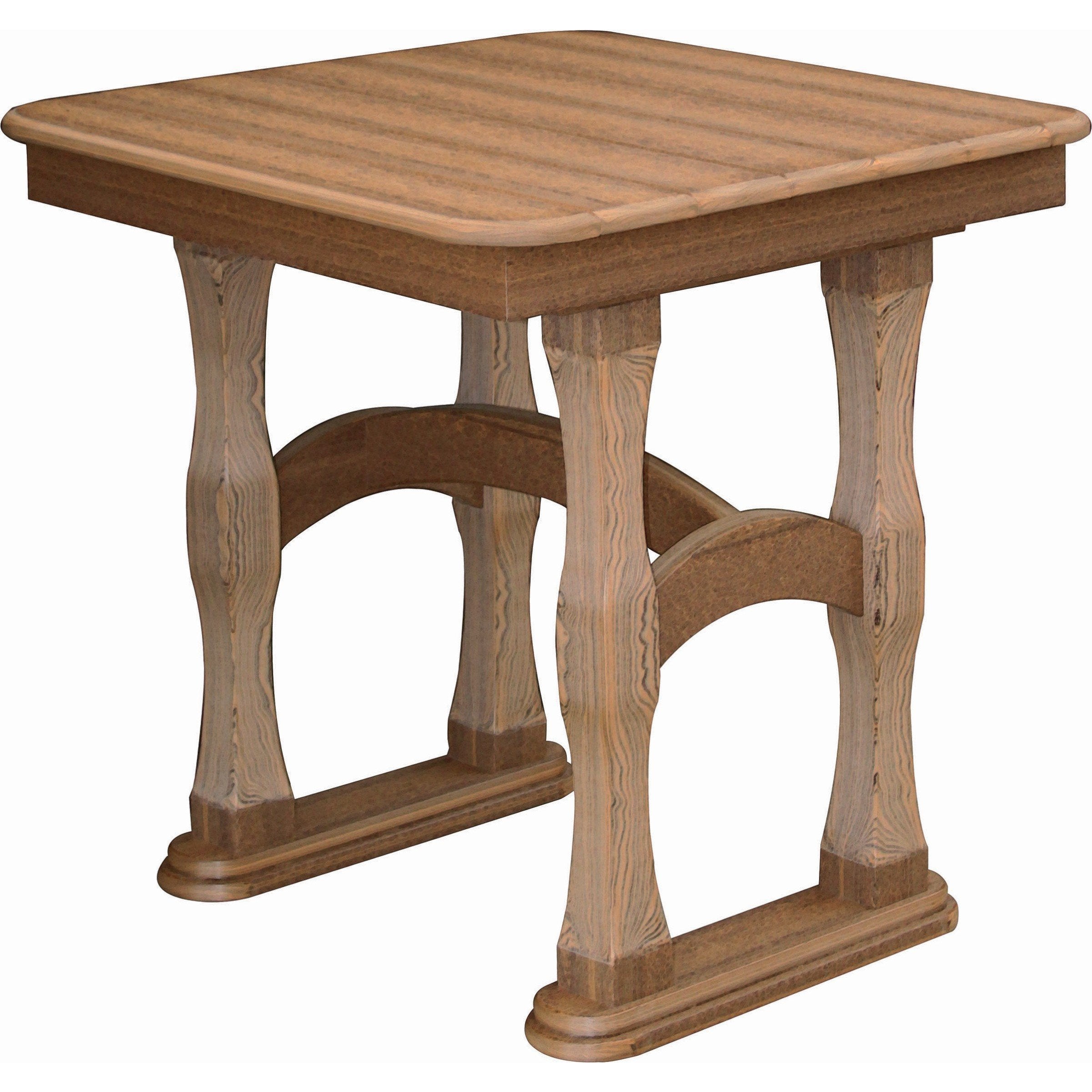 Amish Cedar Wood Small End Table