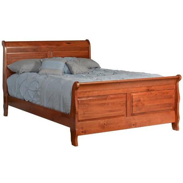 Black Sleigh Bed - Greenville Mattress Company