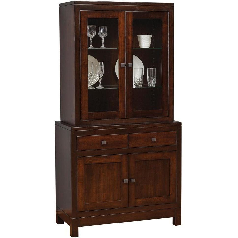 QW Amish Hampton 2 Door Hutch