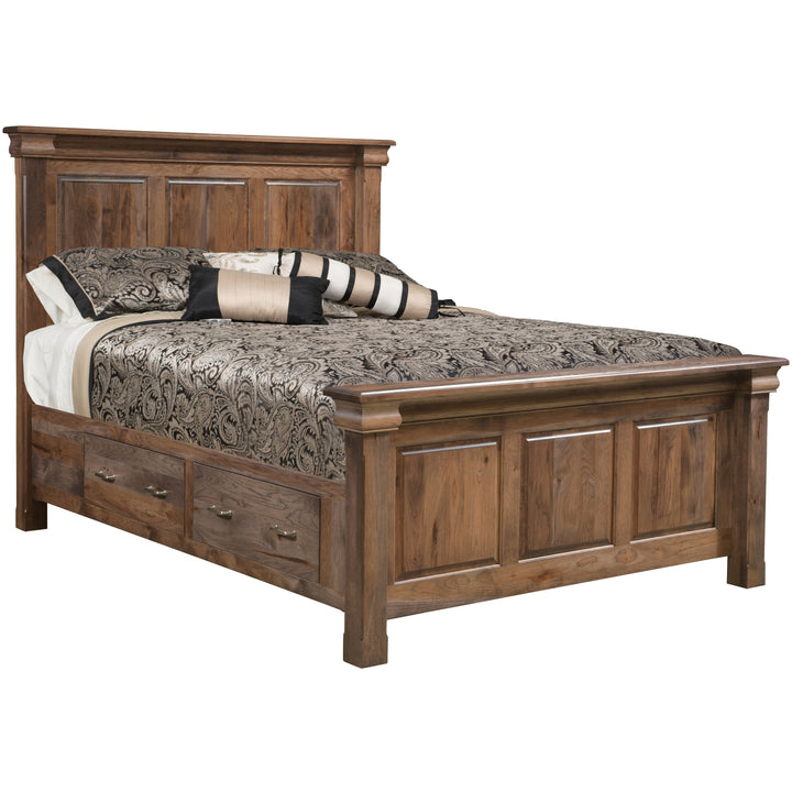 QW Amish Hampton Storage Bed