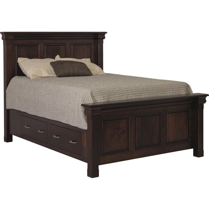 QW Amish Hampton Storage Bed