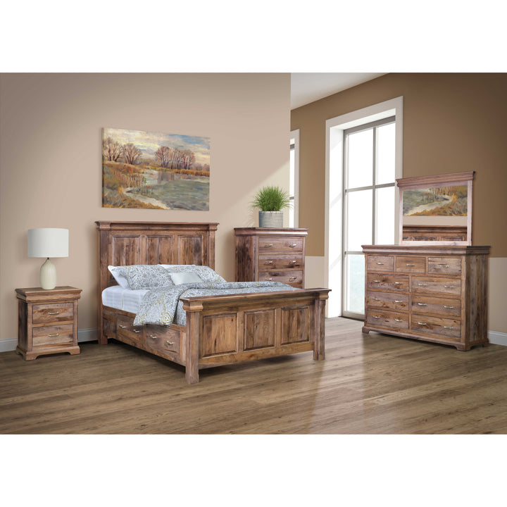 QW Amish Hampton Tall Dresser & Optional Mirror