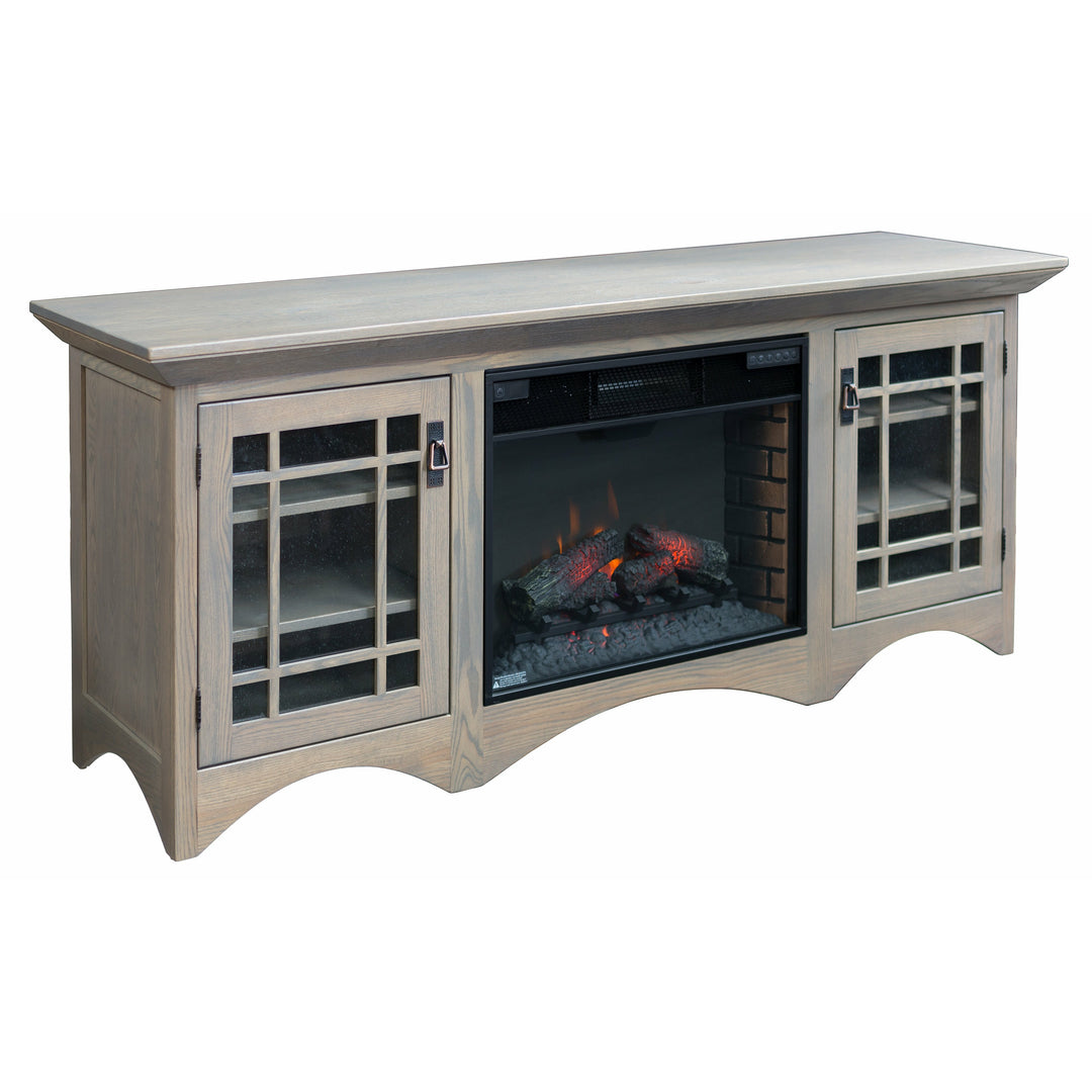 QW Amish Horizons Fireplace Media Console