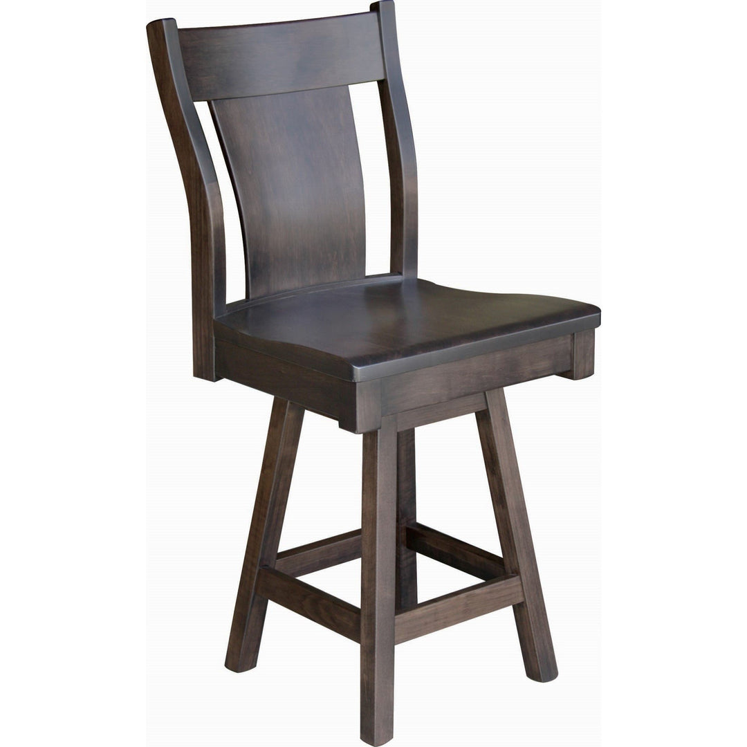 QW Amish Jasper Swivel Bar Chair