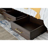 QW Amish Leon 6 Drawer Storage Bed