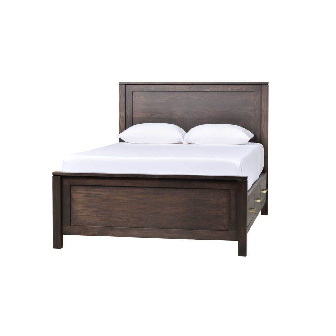 QW Amish Leon 6 Drawer Storage Bed