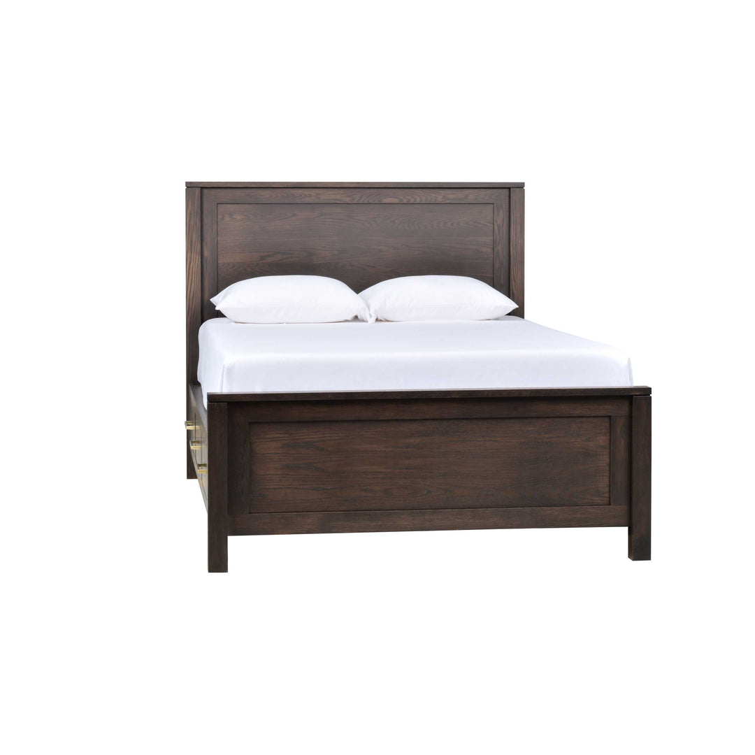 QW Amish Leon 6 Drawer Storage Bed