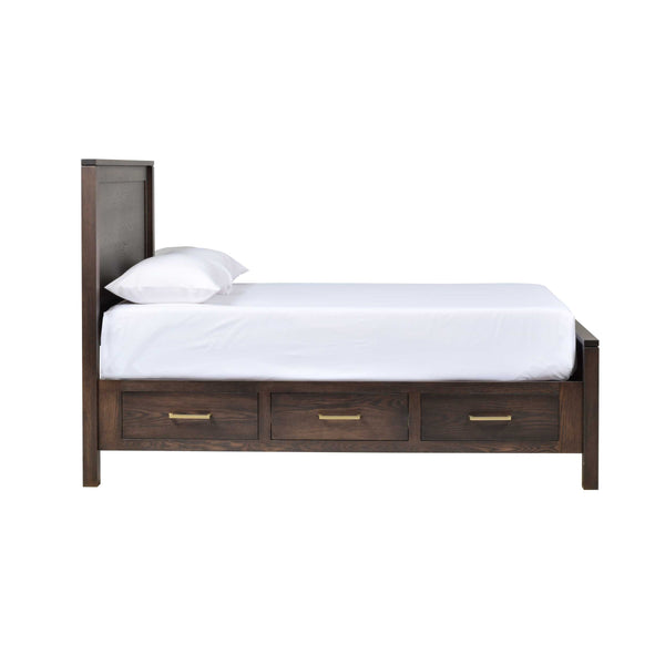 QW Amish Leon 6 Drawer Storage Bed