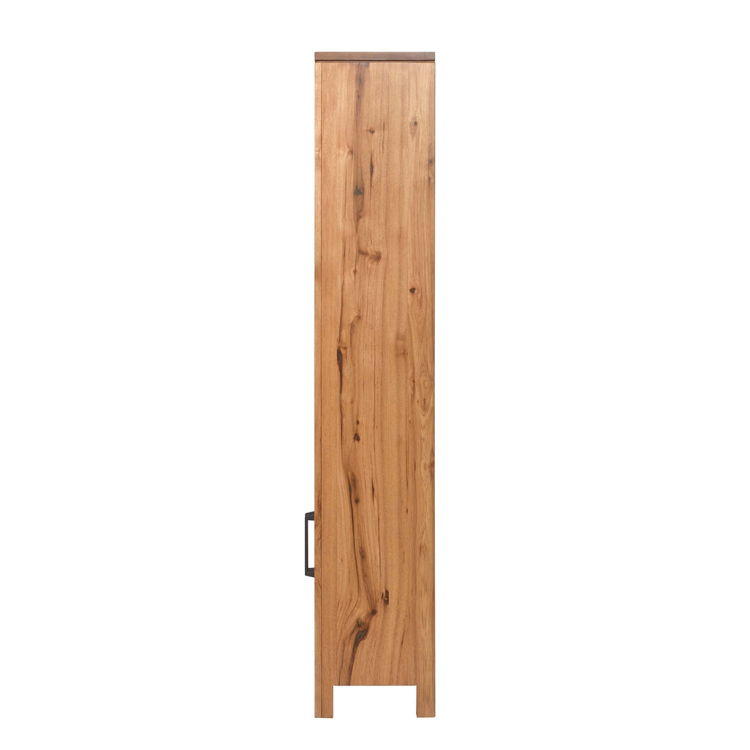 QW Amish Leon Bookcase with Doors