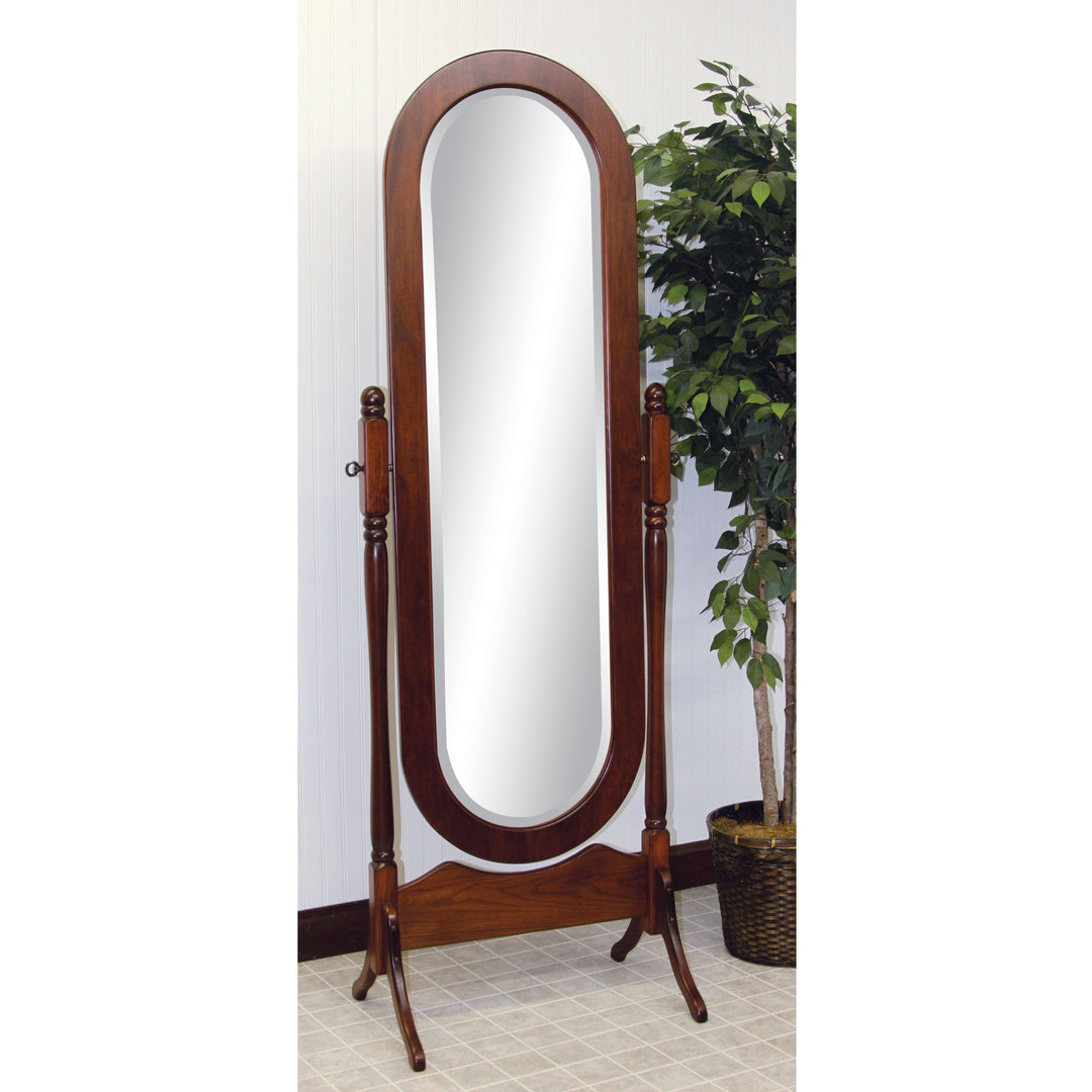 QW Amish Lexington Oval Cheval Mirror CTYO-1021