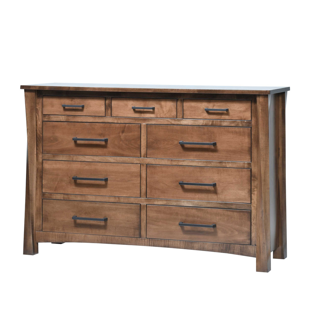 QW Amish Lexington Twist Dresser w/ Optional Mirror