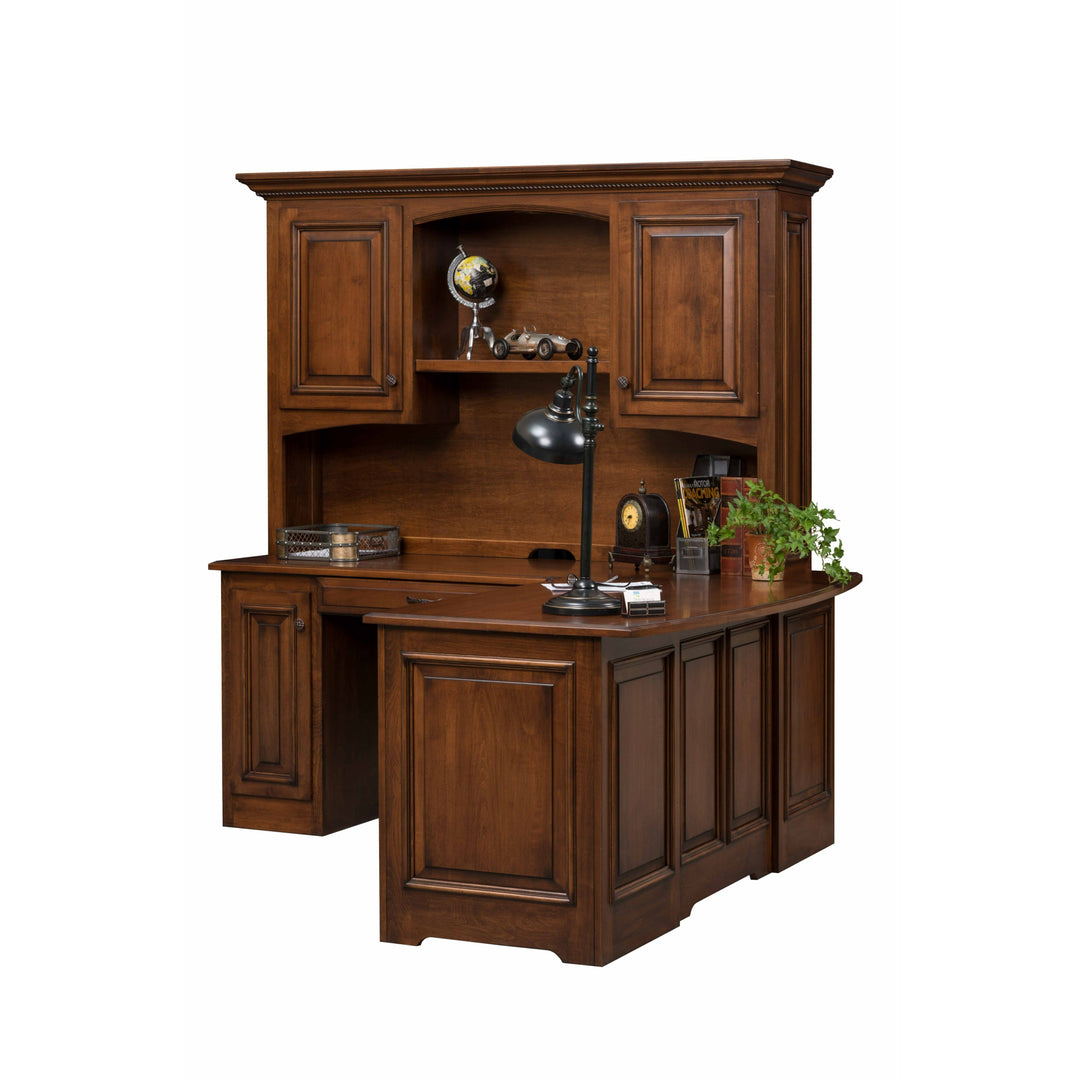 QW Amish Liberty Corner Desk & Optional Hutch