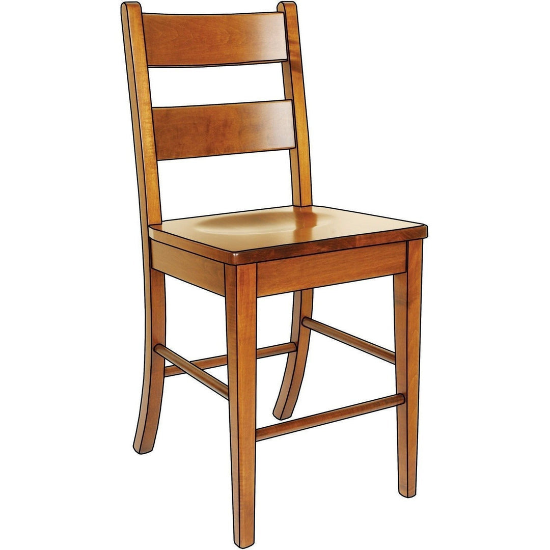 QW Amish London Side Barchair LONDON24SIDEBARCHAIR