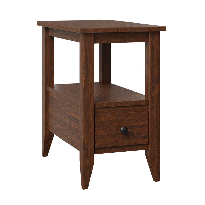 Slim Wooden End Table Amish Furniture