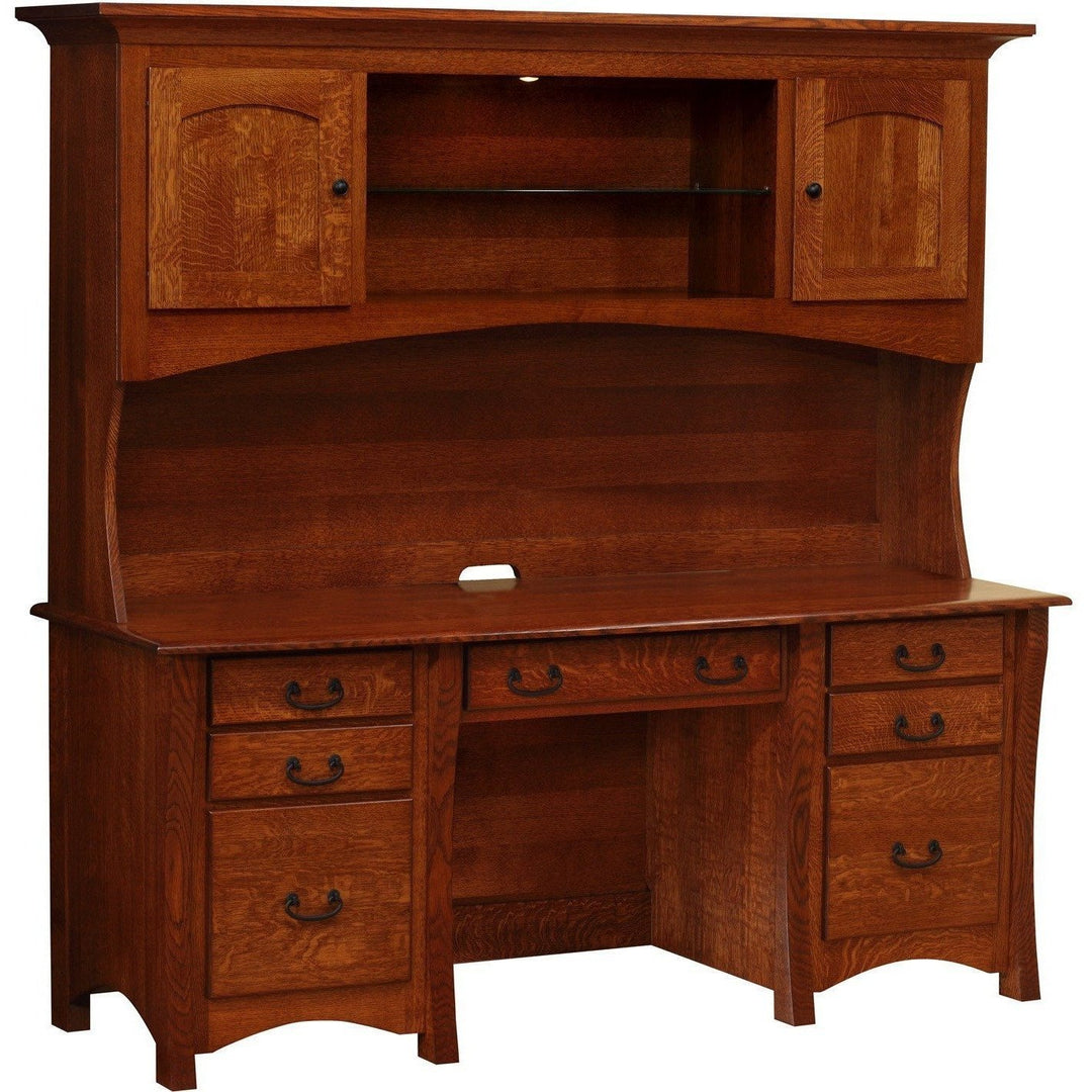 QW Amish Master Desk with Optional Hutch