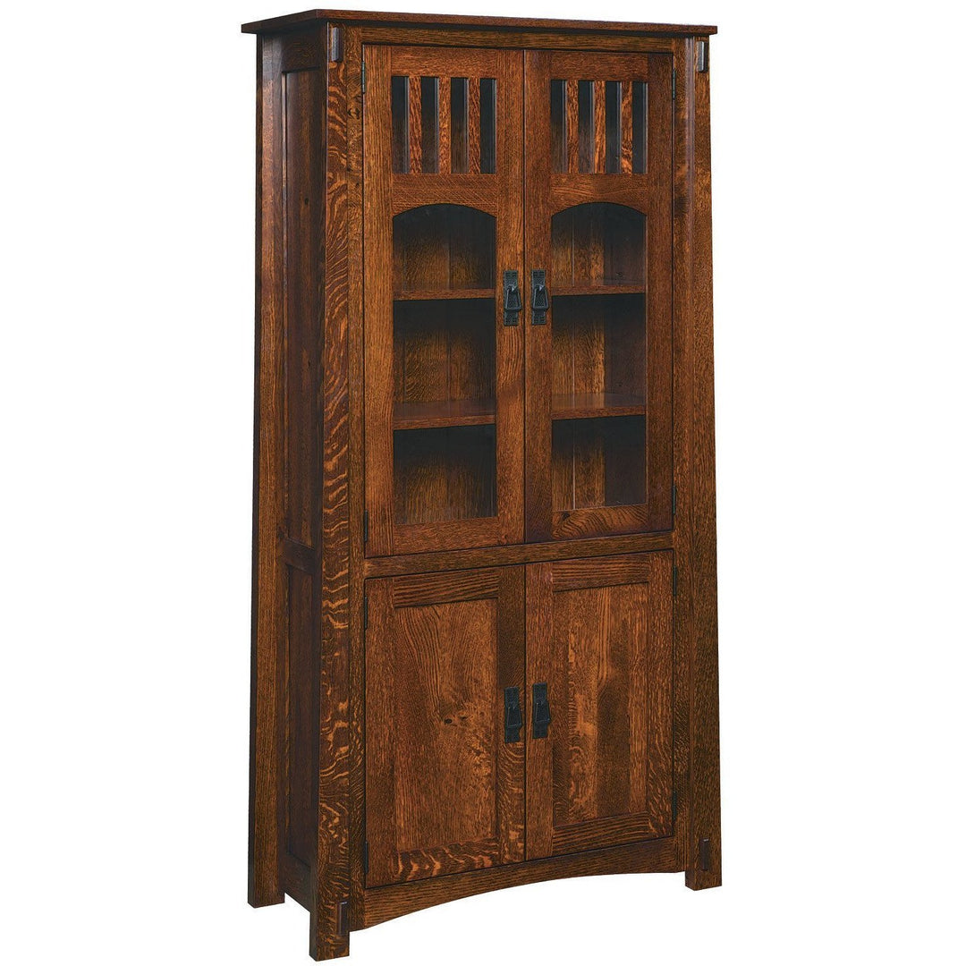 QW Amish McCoy 4 Door 72"H Bookcase