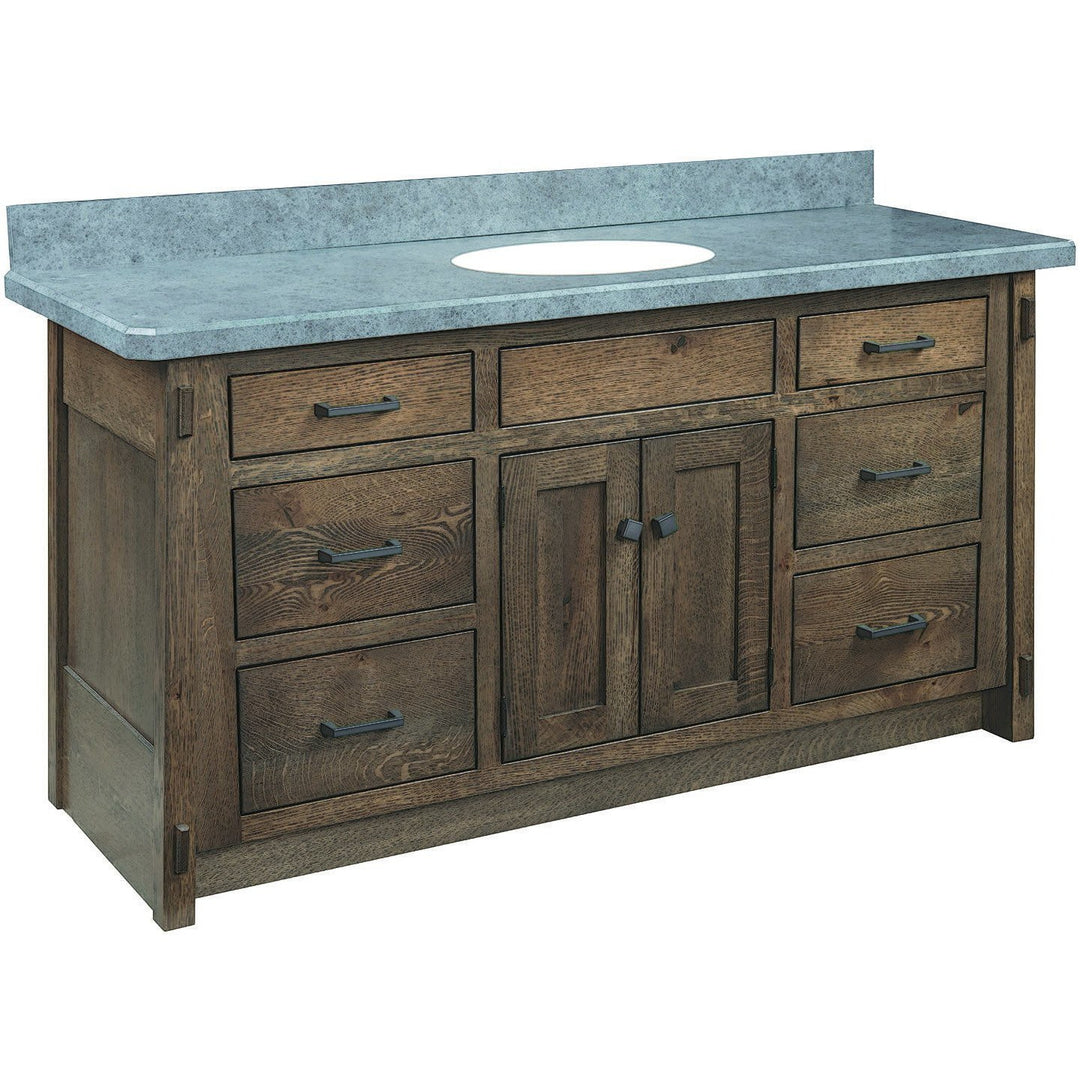QW Amish McCoy 58" Vanity (top not included)