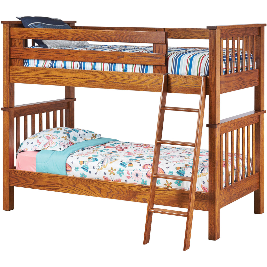 QW Amish Miller's Mission Twin/Twin Bunk