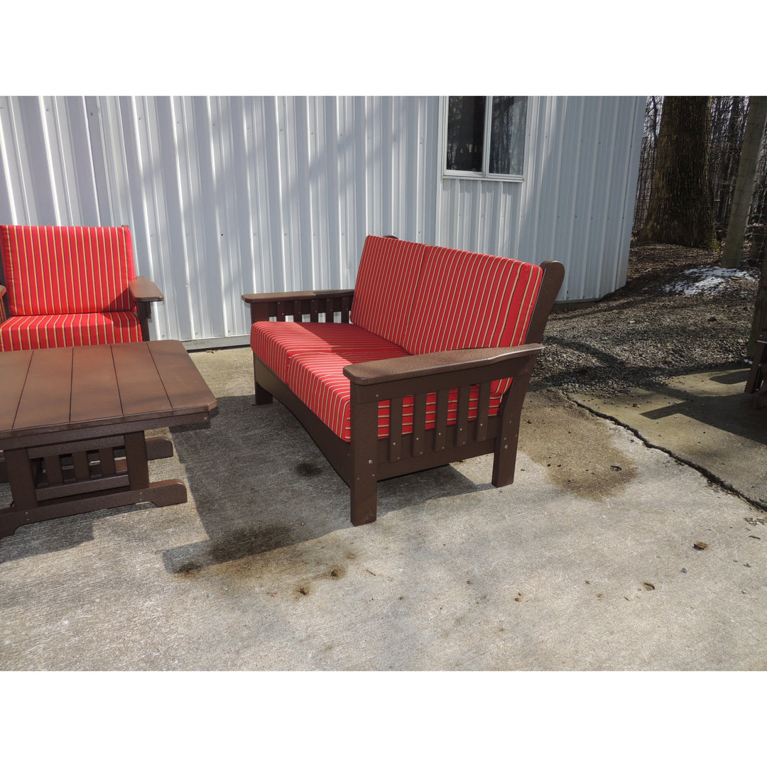 QW Amish Mission Patio Loveseat