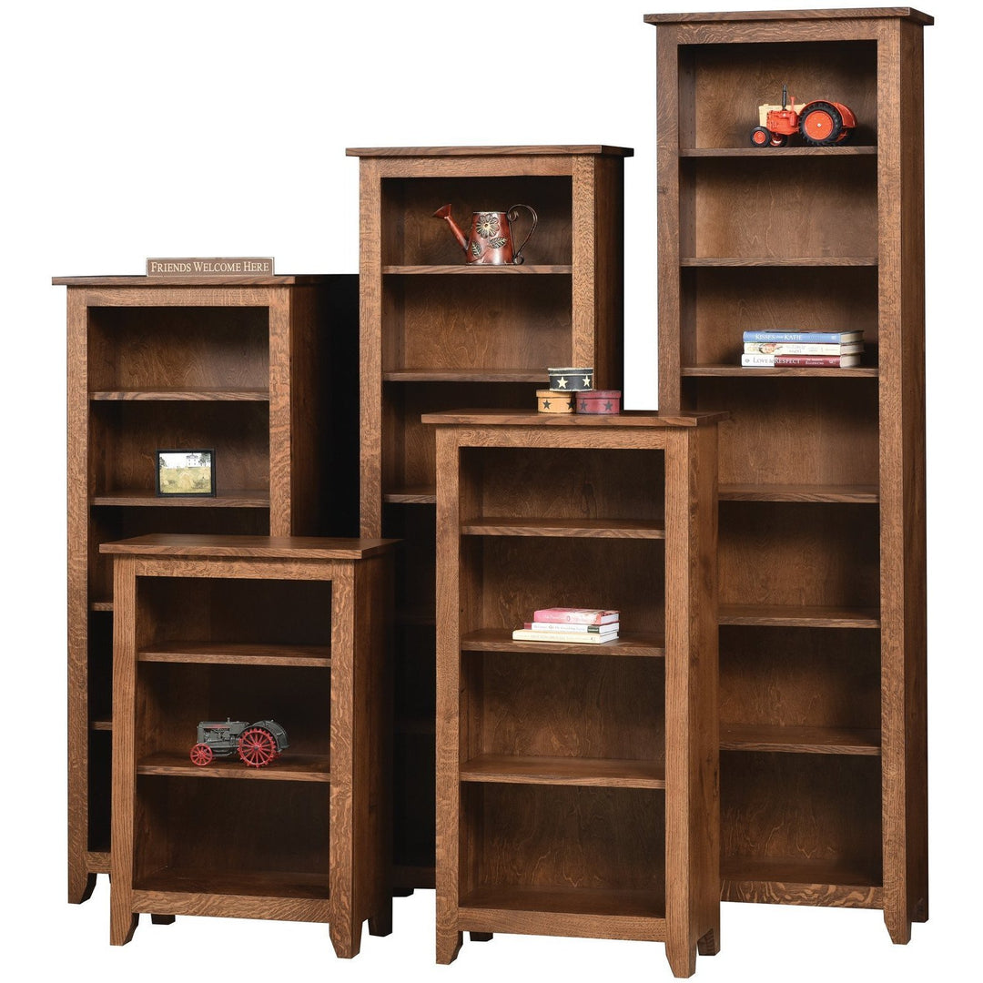 QW Amish Modern Mission Bookcase 24"W