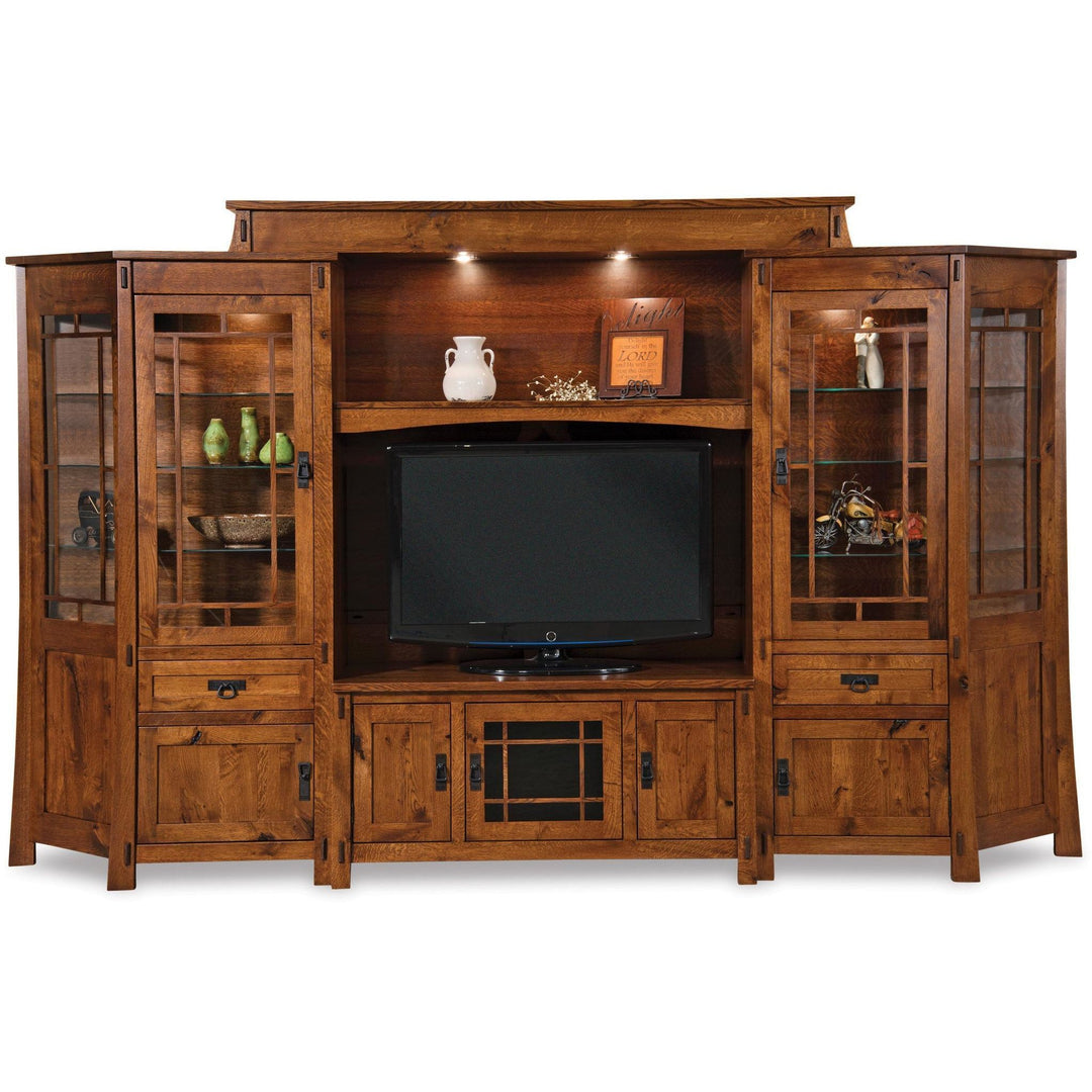 QW Amish Modesto Wall Unit with Angled Sides FCIV-FVE-051-MD-45.5