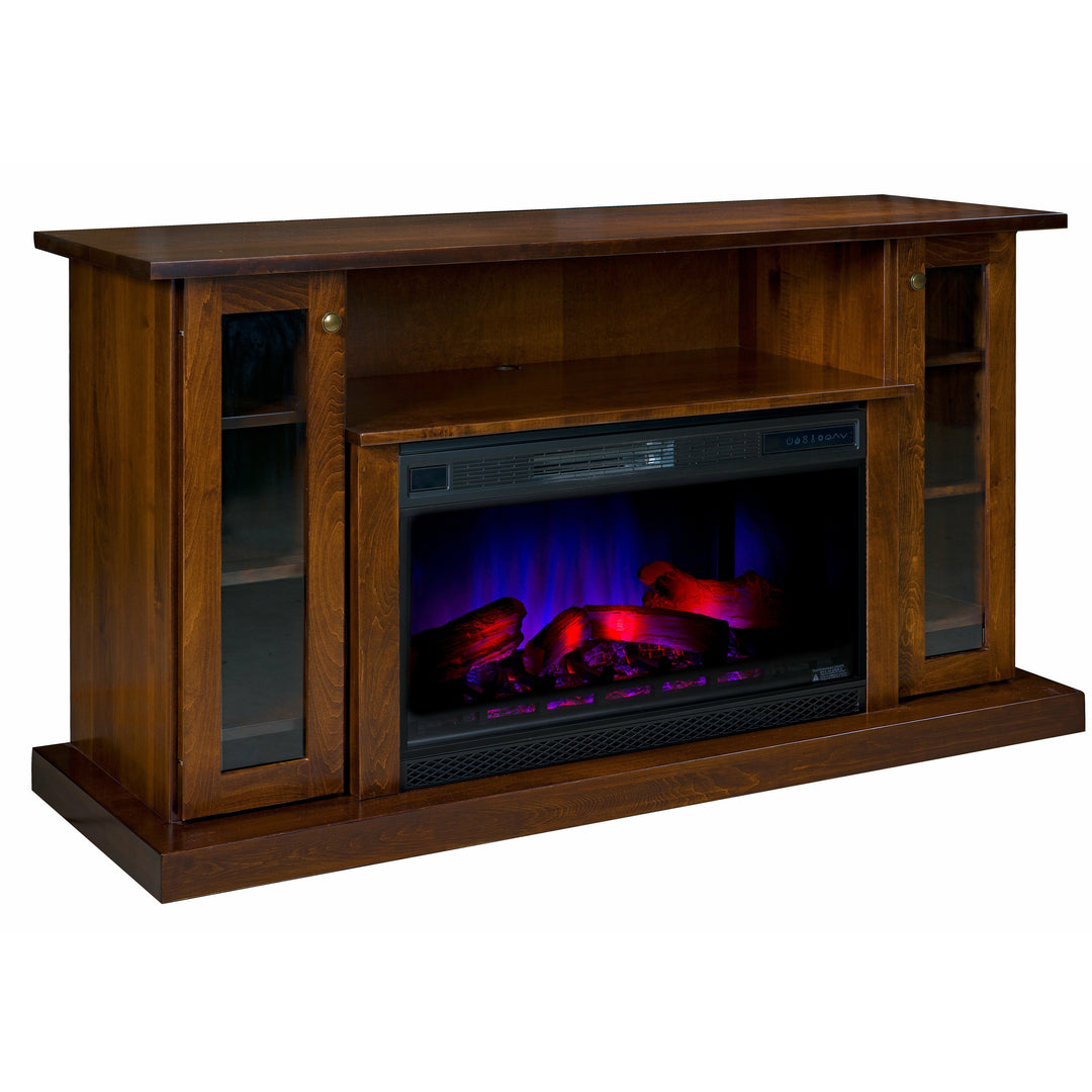 QW Amish Newbury 64" Fireplace