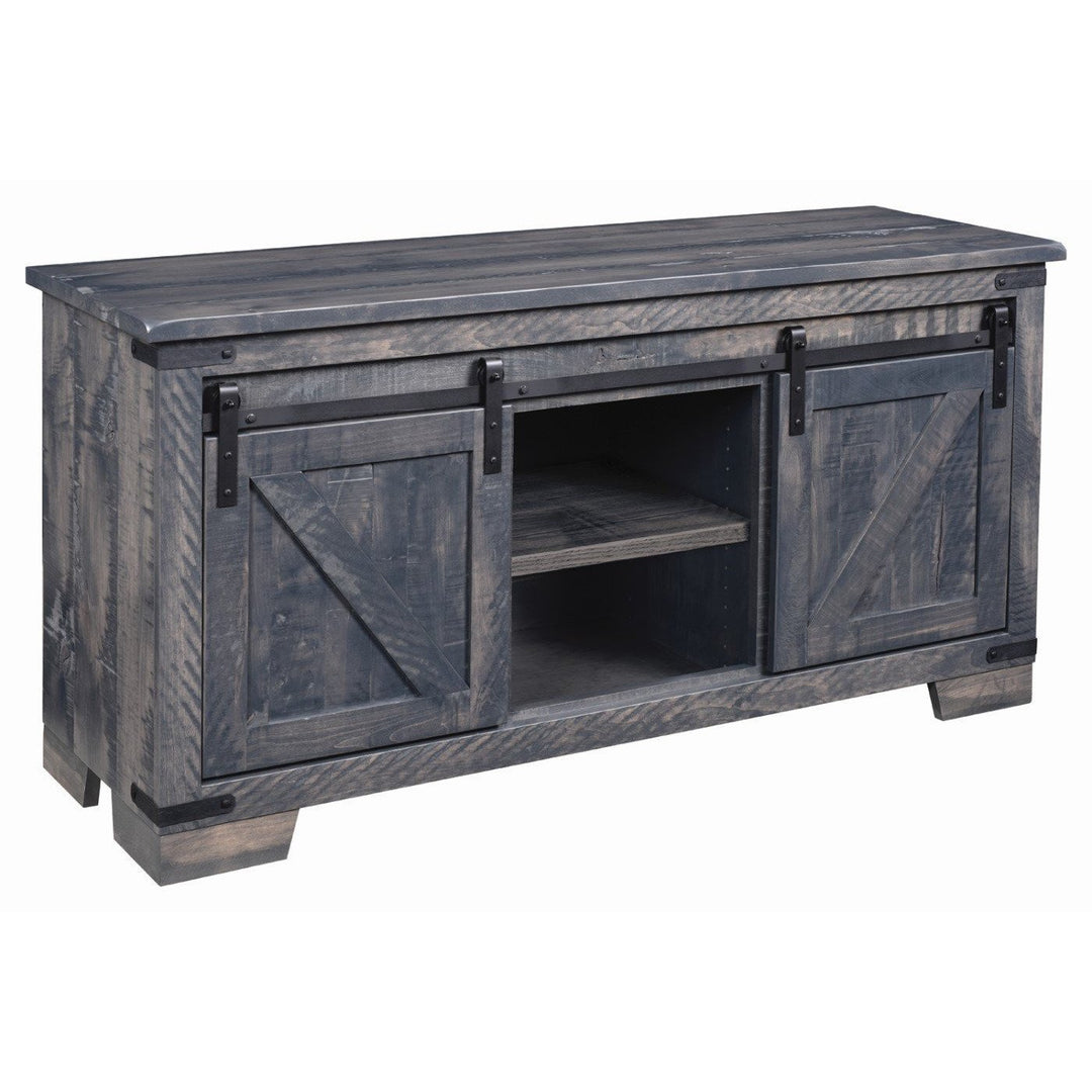 QW Amish Old Tymes 60" Sliding Door TV Stand FLCF-909