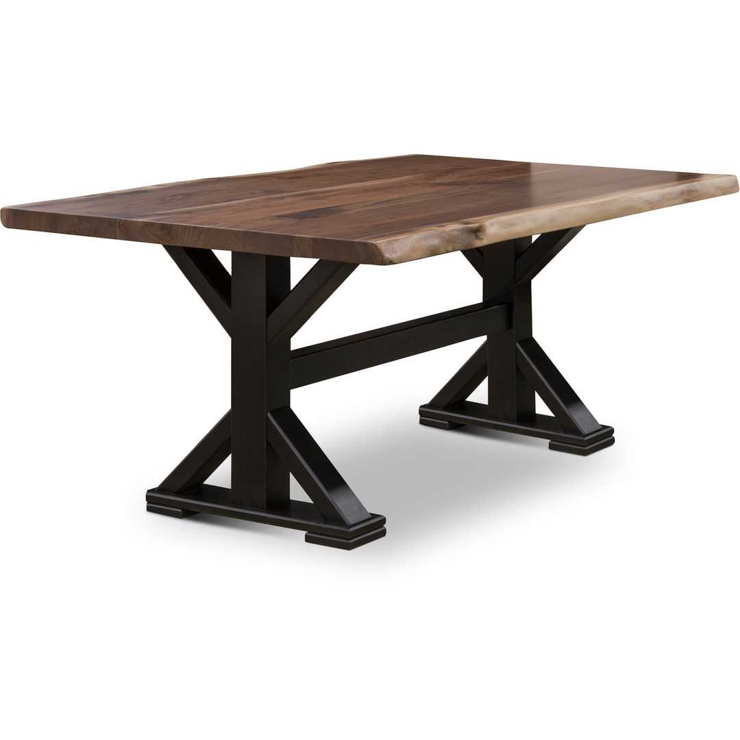 QW Amish Portland Live Edge Table