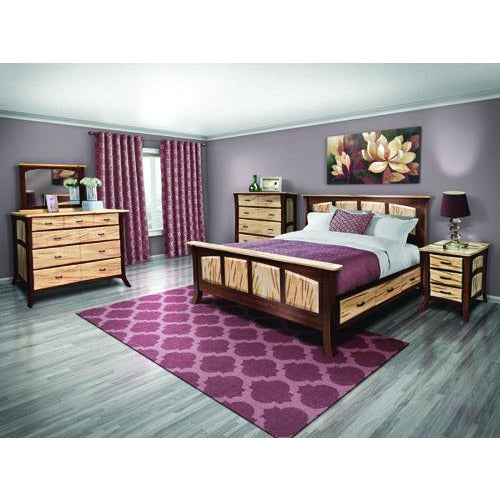 QW Amish Premier Galveston High Dresser and Optional Mirror