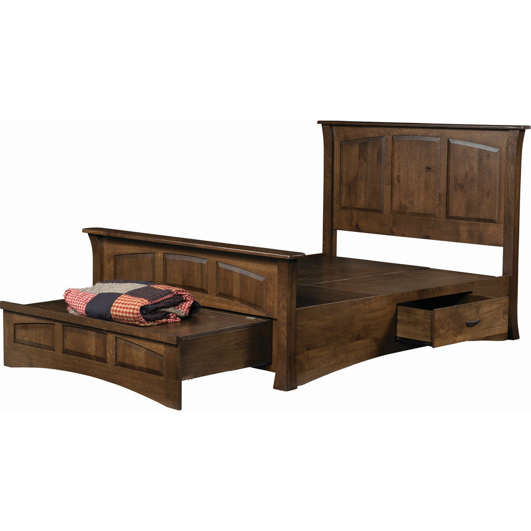 QW Amish Premier Galveston Storage Bed
