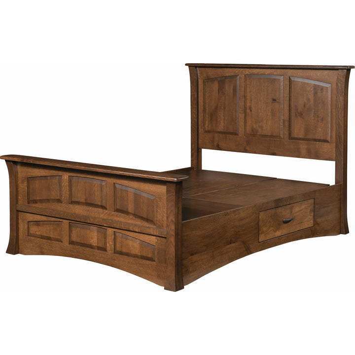 QW Amish Premier Galveston Storage Bed