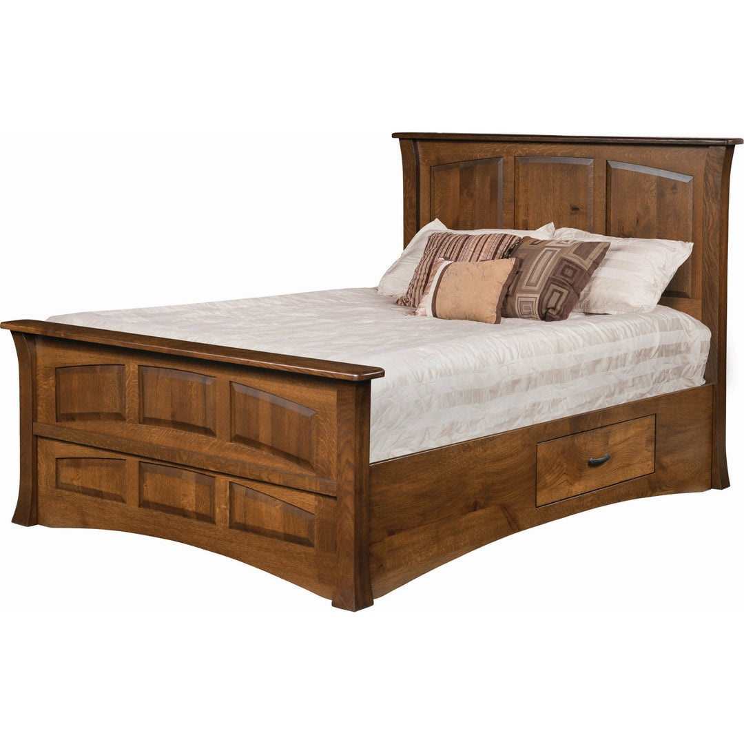 QW Amish Premier Galveston Storage Bed