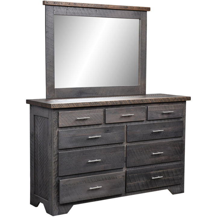QW Amish Reclaimed Barnwood 5pc London Fog Set BPXW-LONDONFOG5PC-FU-2-TONE