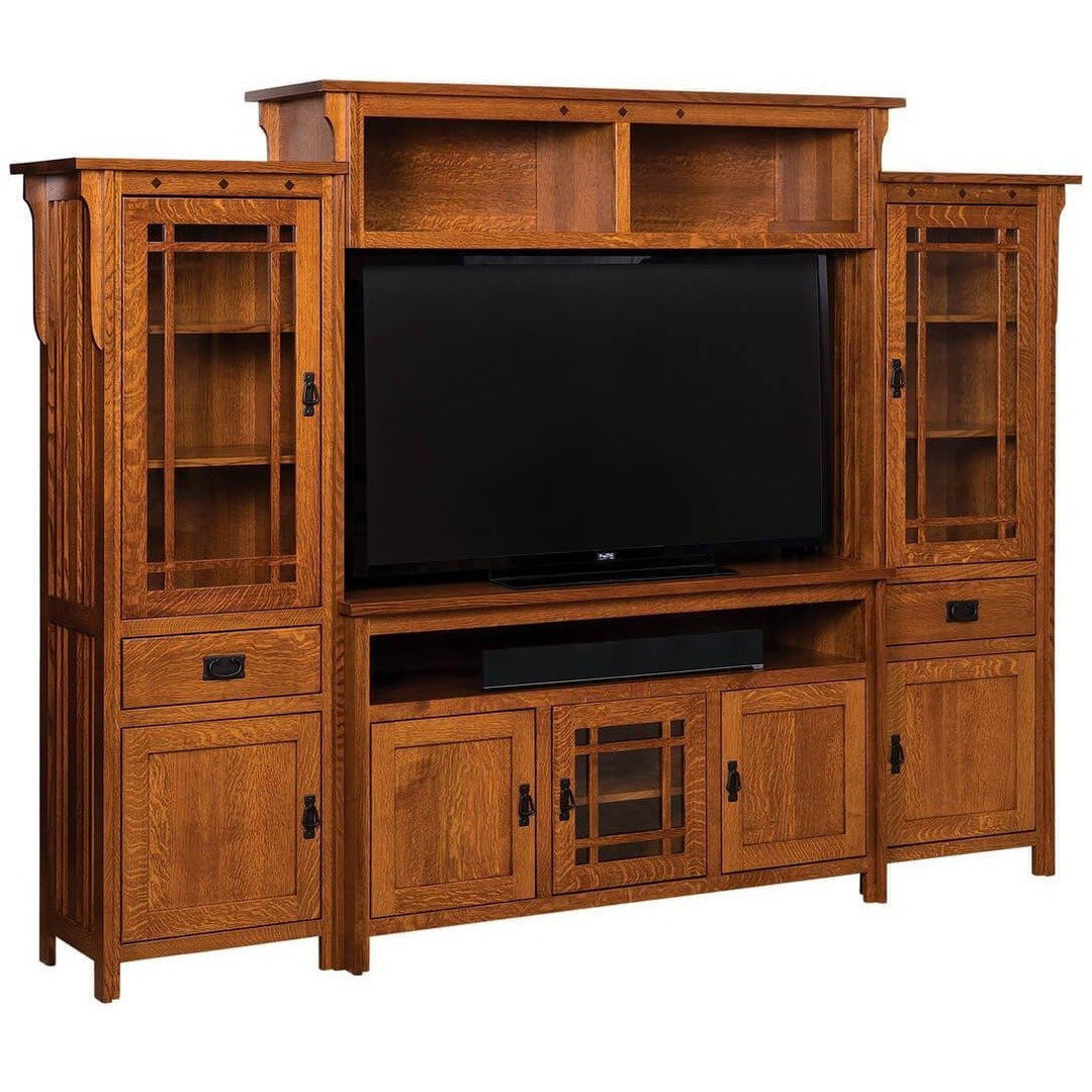 QW Amish Royal Mission Wall Unit SPLC-SC-54W ROYAL MISSION