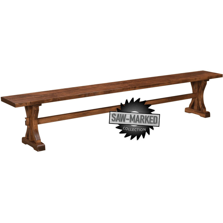 QW Amish Saw-Marked Karlisle Bench