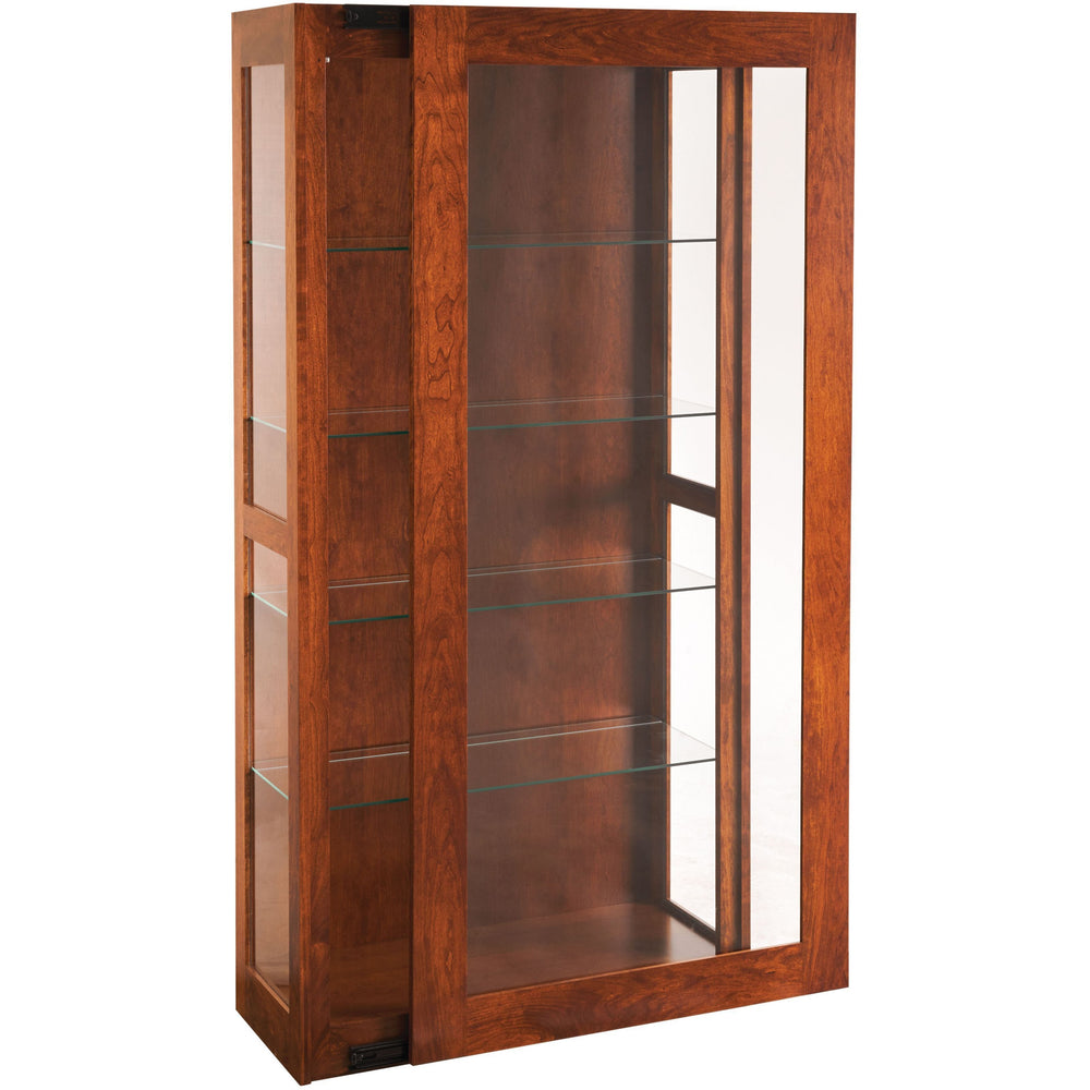 QW Amish Seashore Sliding Door Curio