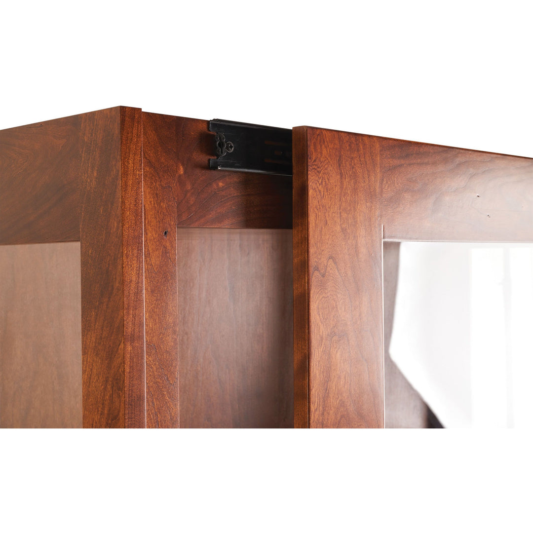 QW Amish Seashore Sliding Door Curio