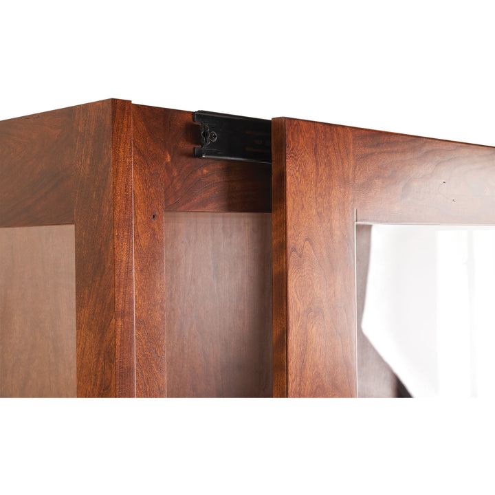 QW Amish Seashore Sliding Door Curio